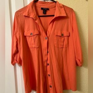Orange top size XL